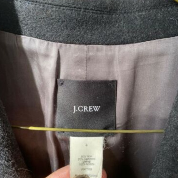 J. Crew Black Pea Coat - Picture 3 of 9